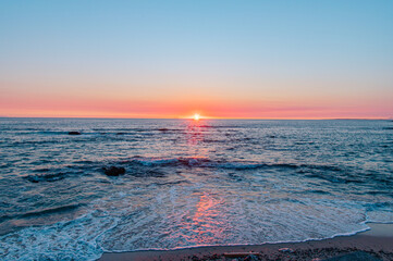 綺麗な夕焼けの海