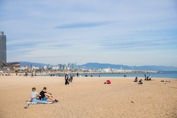 Barcelona, ​​Spain - City Beach Landscape