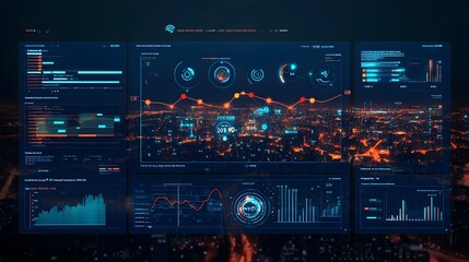 Smart City IoT Dashboard Visualizing Traffic Pollution and Energy Metrics