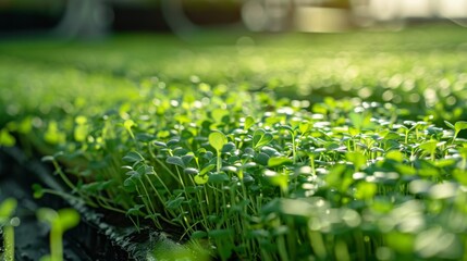 a microgreens farm 