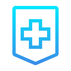 Antibody Icon Gradient Outline Style