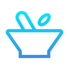 Herbal Icon Gradient Outline Style