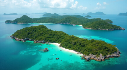 Fototapeta premium 아름다운 섬