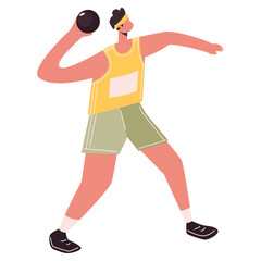 Sport And Athletic Illustration