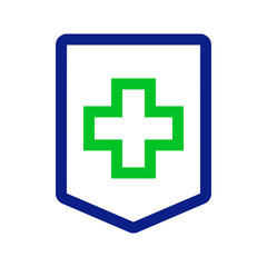 Fototapeta premium Antibody Icon Outline Two-Tone Style