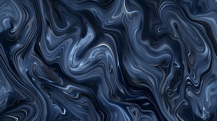 Obraz premium Pastel navy seamless marble pattern with psychedelic swirls copy space