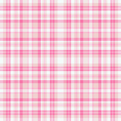Celtic pattern tartan seamless, amazing texture fabric plaid. Minimalist textile vector check background in pink and light colors.