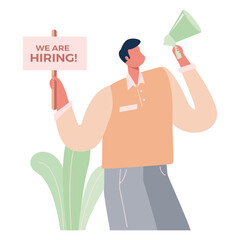 Office Employee Illustration