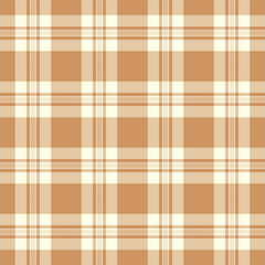 Group background texture check, revival plaid pattern vector. Wrapping textile seamless tartan fabric in light and orange colors.