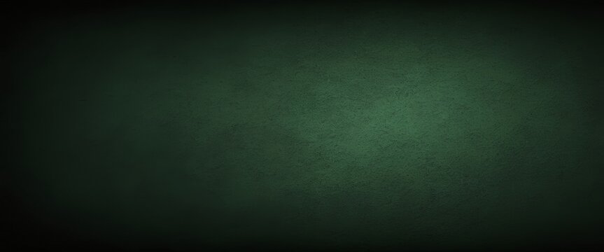 A dark green background with a textured surface. copy space