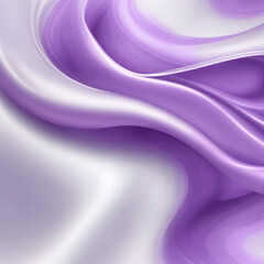 Obraz premium Soft Pastel Purple Shiny Satin Silk Swirl Abstract Wave Background