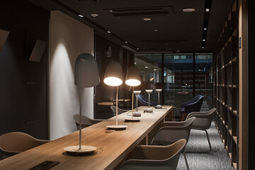 interior of a restaurant