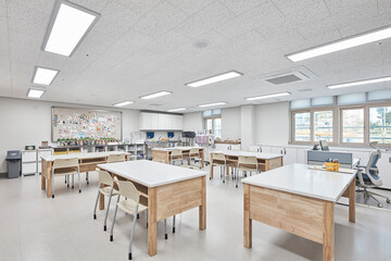 classroom in school