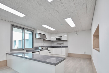 modern kitchen interior