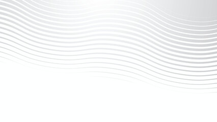 Fototapeta premium Gray curved lines abstract background for backdrop or presentation