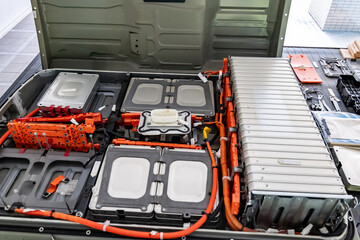 電気自動車用の車載リチウムイオンバッテリーユニット