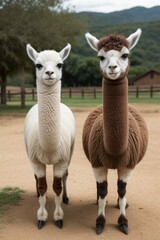 Obraz premium Baby Llamas