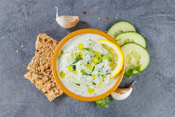 Traditional Greek Tzatziki – Fresh and Creamy Mediterranean Dip