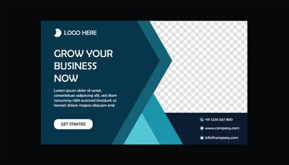 Digital marketing banner template