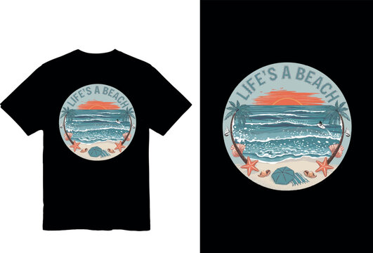Minimalist Typography T-Shirt Design in Vector Format