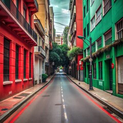 Obraz premium Colorful street