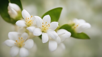 jasmine flowers, close-up