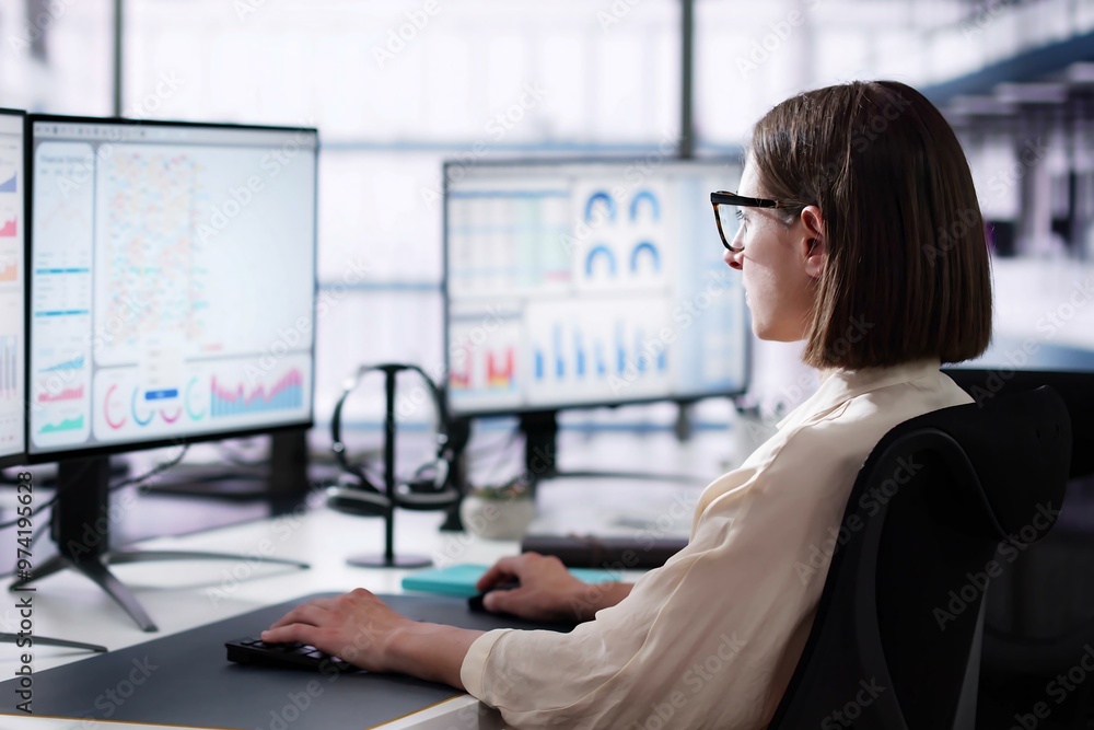 Poster Data Analyst Using Data Analytics KPI