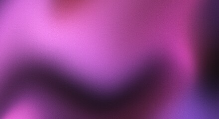 Grainy gradient abstract pink smooth background dark vibrant noise texture banner backdrop design colors