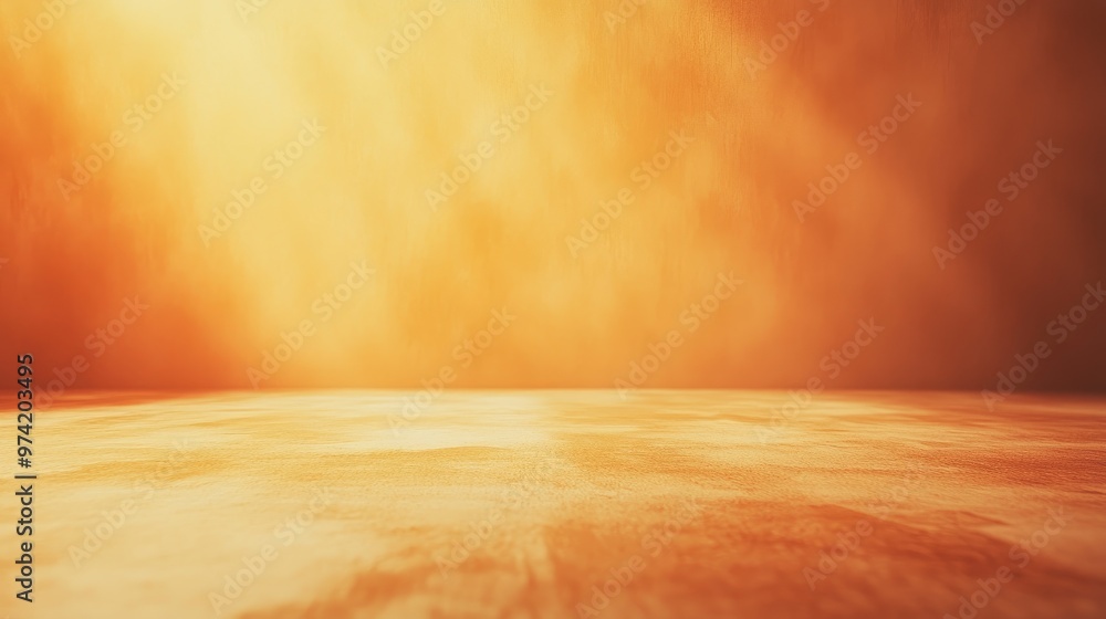 Poster elegant light orange background with subtle lighting and smooth surface, providing a warm and inviti