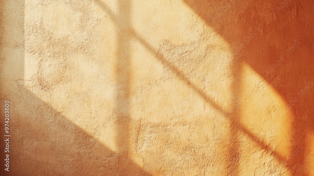 Aufkleber soft light orange background with gentle textures and delicate shadows, perfect for creating a vibra