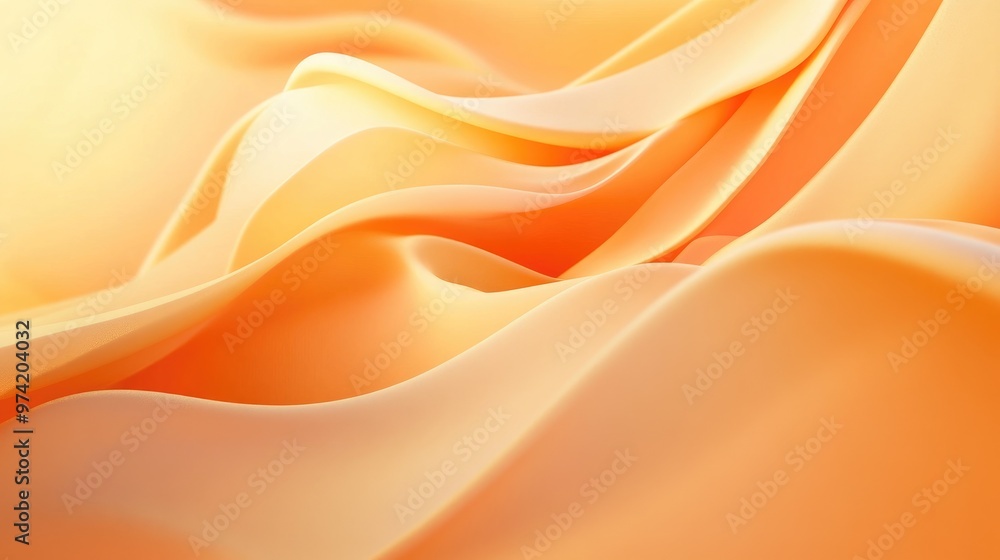 Poster warm light orange background with subtle gradients and smooth shadows, offering a cheerful and dynam