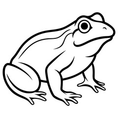 A Bullfrog Silhouette background