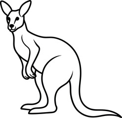 Kids Coloring Fun with Kangaroo and Joey
