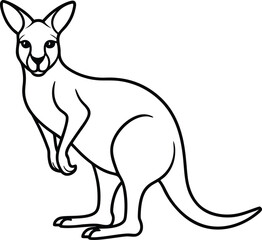 Kids Kangaroo and Joey Coloring Book Adventure
