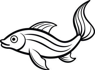 Fish Swimming Adventure Coloring Book for Kids
