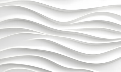 Minimalist style pure white wave world wallpaper