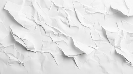Fototapeta premium Clean white background with subtle paper texture, light creases, organic feel
