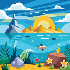 sea landscape with sea