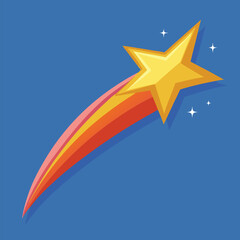 stars and stripes shooting star