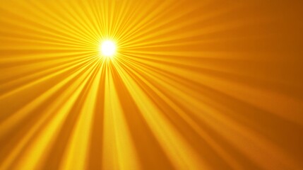 Obraz premium Radiant Sunburst in Yellow Tones Generative AI