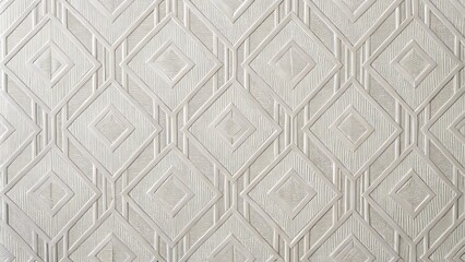 Soft gray background features a subtle geometric pattern with gentle ridges, creating a sophisticated and understated