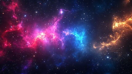 Obraz premium Abstract Glittering Waves