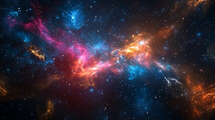 Naklejka premium Abstract Glittering Waves