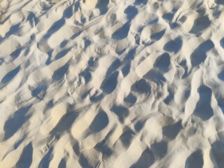 pattern on sand