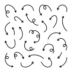 Hand Drawn Doodle Arrow