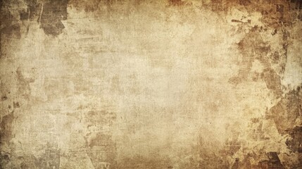 Obraz premium Vintage background with faded paper texture, sepia tones, aged feel