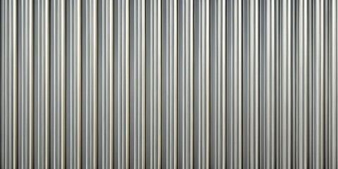Fototapeta premium Seamless background of corrugated sheet metal texture perfect for industrial designs