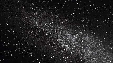 Abstract Black and White Bokeh Background