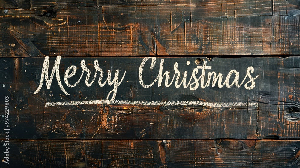 Aufkleber a rustic wood-textured background with 