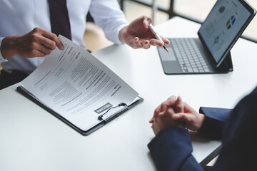 Managers, personnel executives who interview and deliver job application documents Contract...